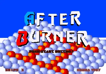 After Burner II screen shot title